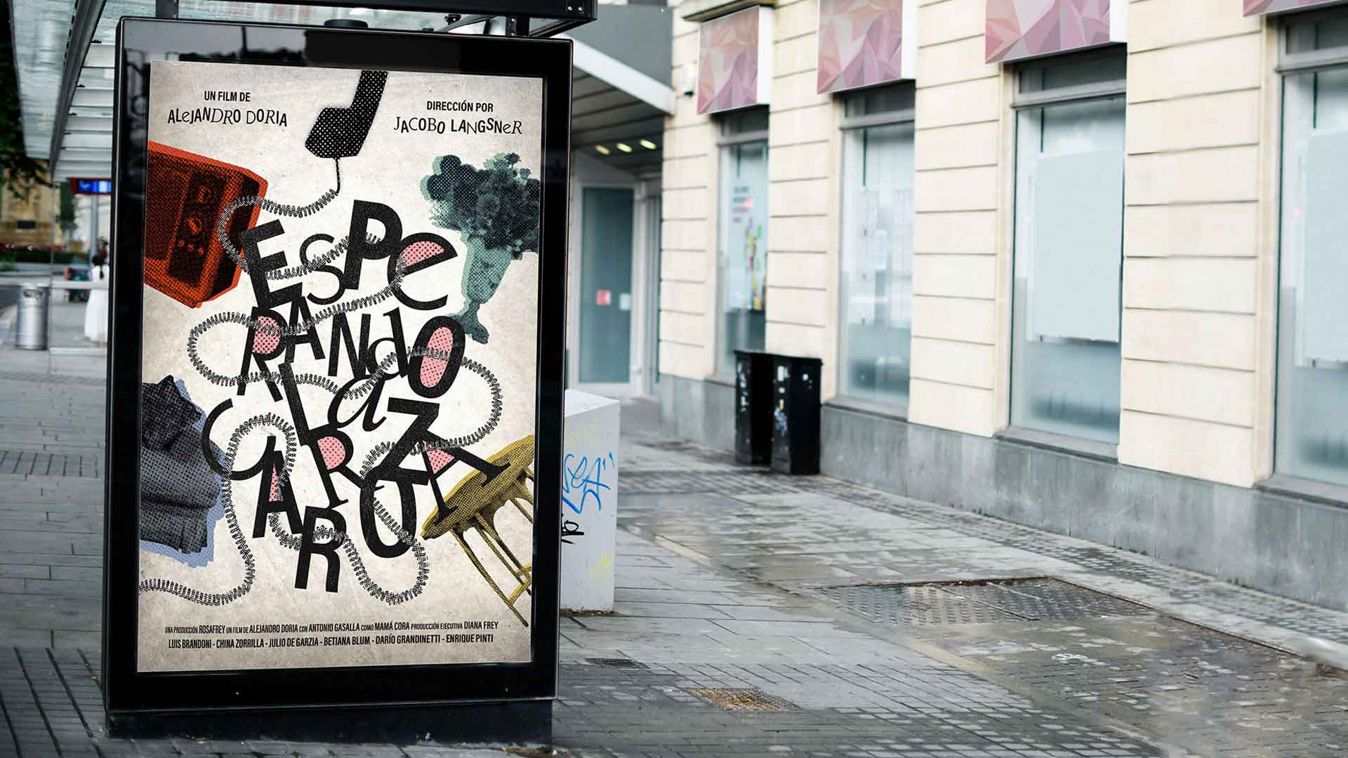 Afiche Esperando la carroza